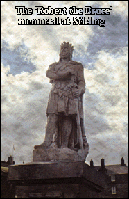 Statue of Robert the Bruce at Stirling