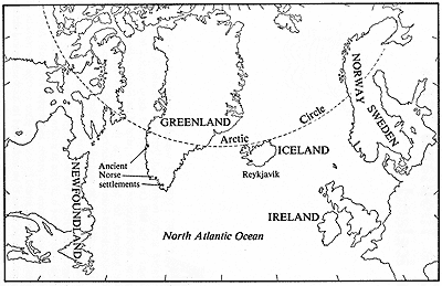 Ancient Norse settlements
